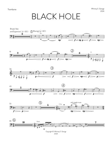 BLACK HOLE for chamber orchestra · plate 10