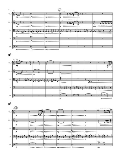 BLACK HOLE for string orchestra · plate 4