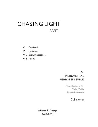 CHASING LIGHT - PART II