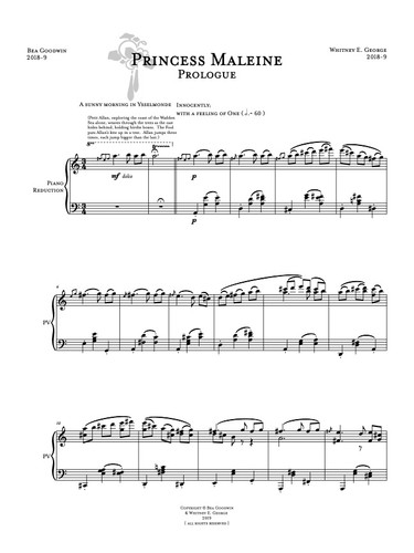 Prologue from PRINCESS MALEINE