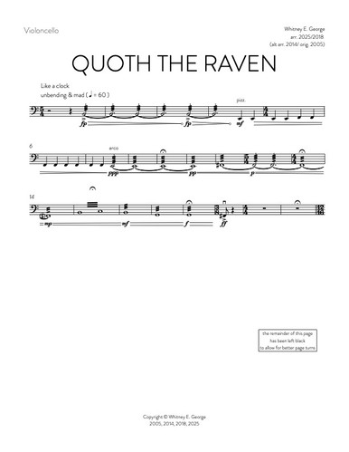 QUOTH THE RAVEN · plate 8