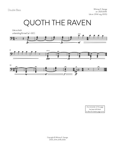QUOTH THE RAVEN · plate 9