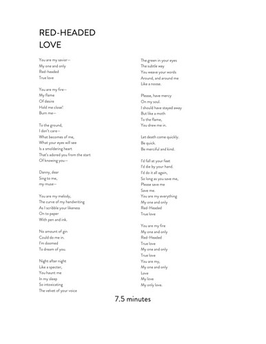 Red-Headed Love from Fizz & Ginger · plate 2