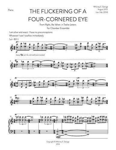 The Flickering of a Four-Cornered Eye · plate 8