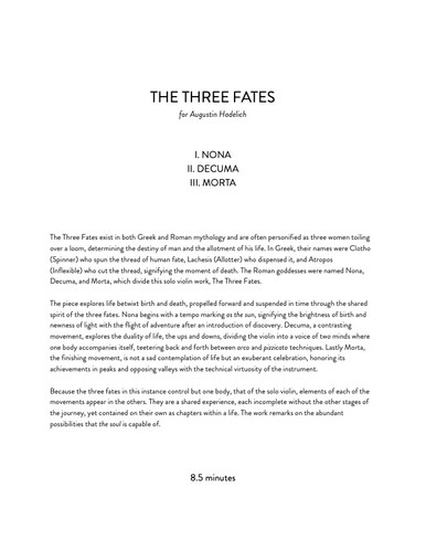 THE THREE FATES · plate 2