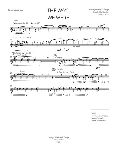 The Way We Were from Fizz & Ginger · plate 5
