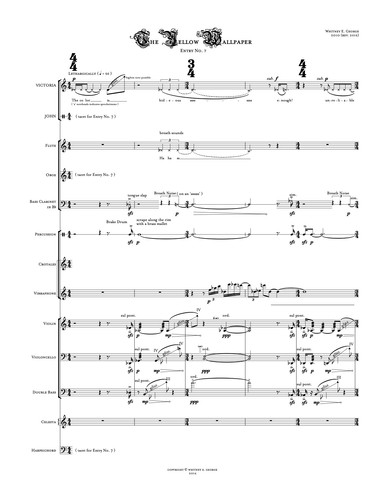 The Yellow Wallpaper - STUDY SCORE · plate 8