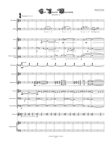 The Yellow Wallpaper - STUDY SCORE · plate 14
