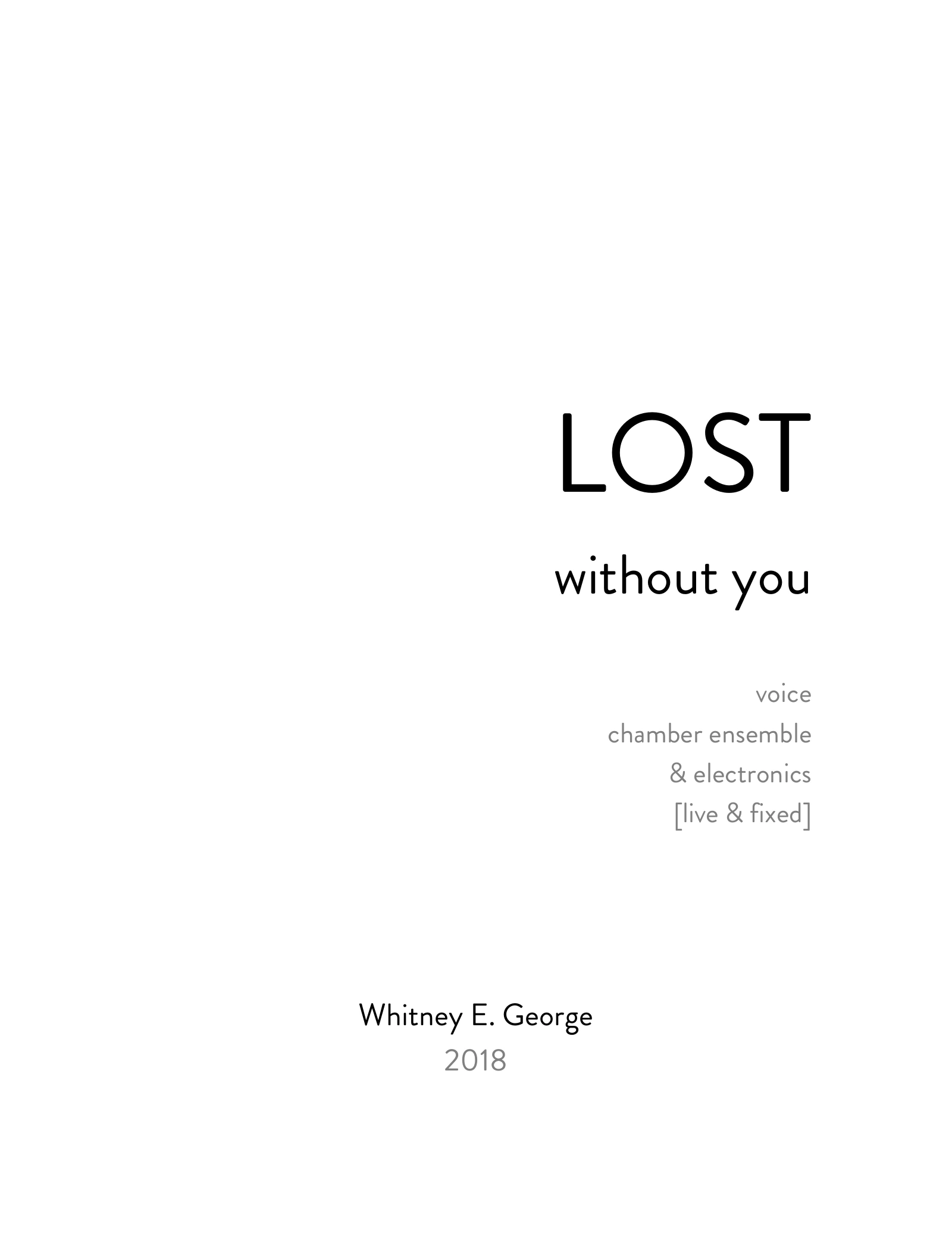 Lost Without You