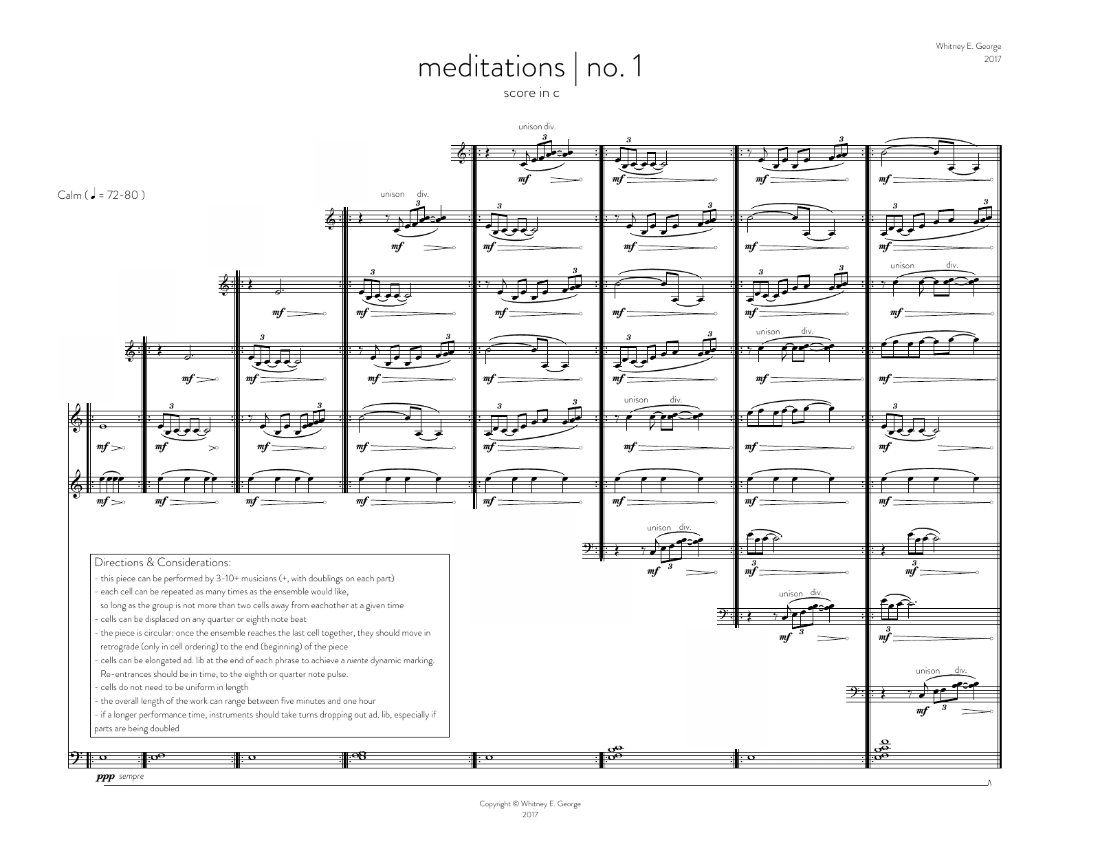 meditations | no. 1