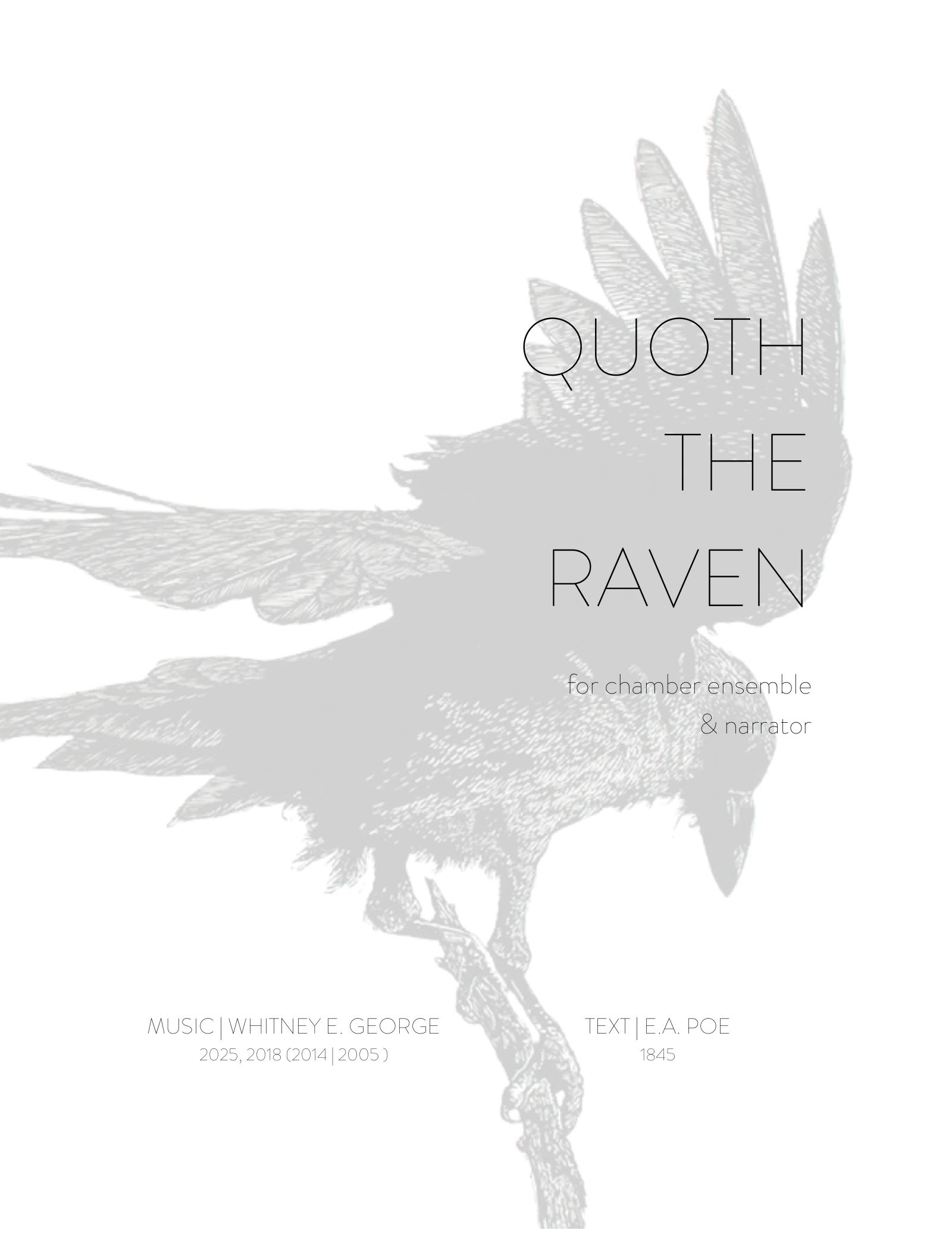 QUOTH THE RAVEN