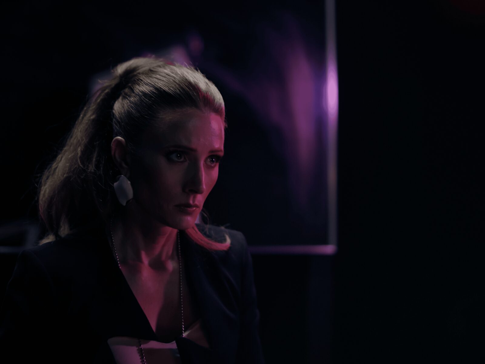 Hands Like a Brick Wall — film still, Morrigan's glare